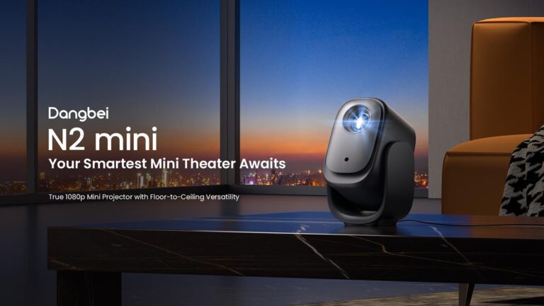 Der neue Dangbei N2 mini: Ein echter 1080p-Smart-Projektor mit integriertem Gimbal