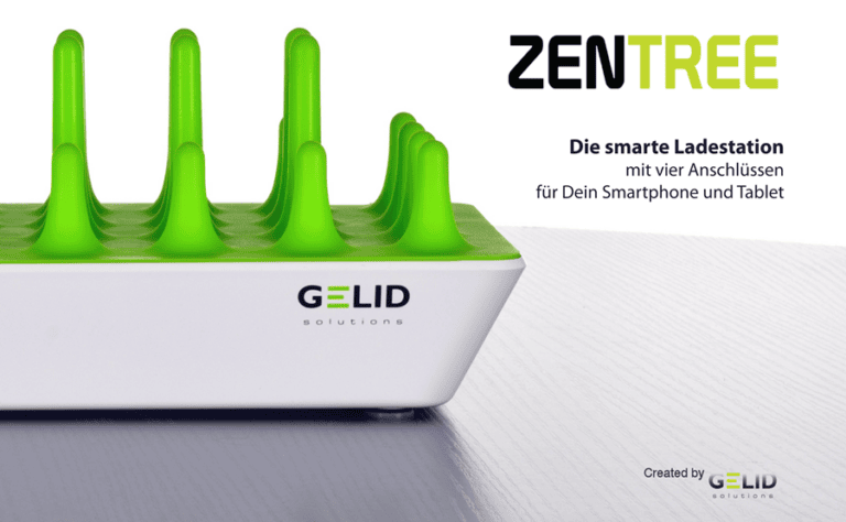 GELID stellt den ZENTREE vor – eine schicke Ladestation zum intelligenten und flexiblen Laden mehrerer Geräte