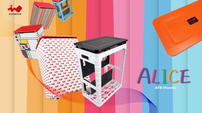 „Hi, ich bin Alice!“ – InWin kündigt ein einzigartiges und ultraleichtes Gehäuse mit farbenfrohen Covern an