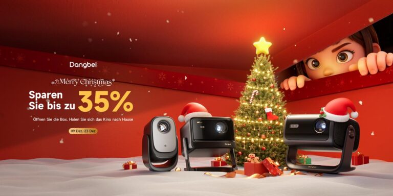 Dangbei lässt die Weihnachtssaison strahlen mit bis zu 36 % Rabatt auf 4K-Laserprojektoren
