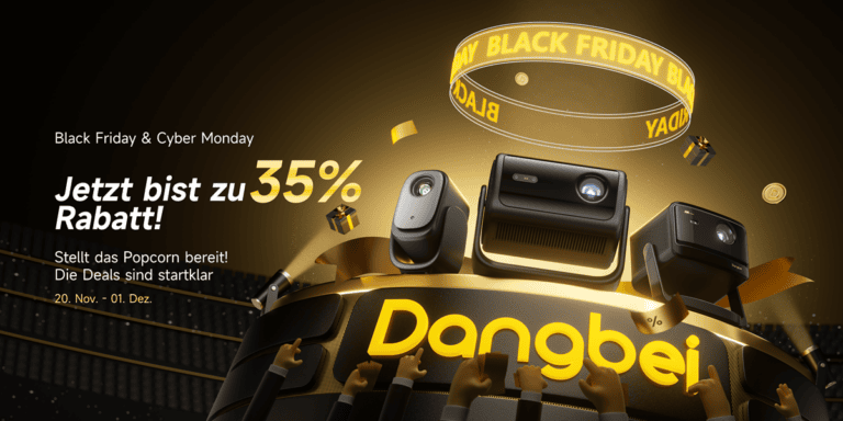Dangbei nimmt an den Black Friday & Cyber Monday Angeboten Days von Amazon in Deutschland teil und bietet große Rabatte von bis zu 35 %