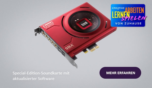 Sound Blaster Z SE: Mehr Sound Blaster-Power für weniger Geld