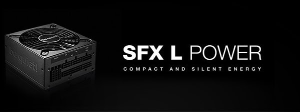 Highly efficient small form factor power supply with a silent fan