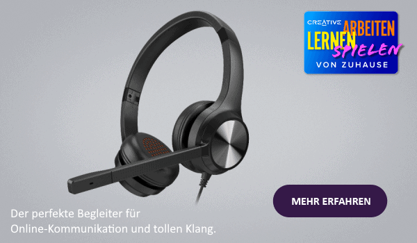 Creative Chat: Perfekt für Kommunikation, Audio-Genuss – und den Geldbeutel