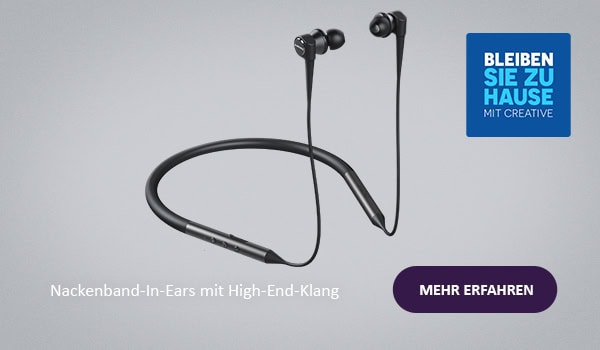 Creative Aurvana Trio Wireless: Nackenband-In-Ears mit High-End-Klang