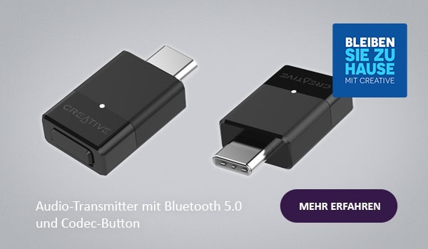 Creative BT-W3: Klein, aber oho!