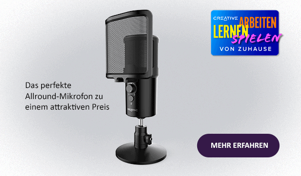 Creative Live! Mic M3: Das Mikrofon, dass Sie nicht mehr weglegen möchten!