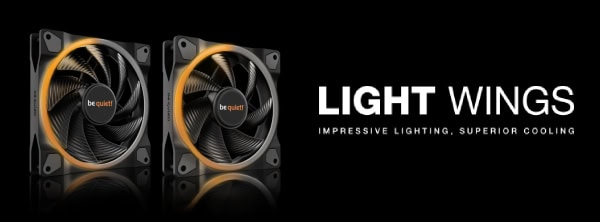 be quiet! Light Wings: High-quality and silent fans with ARGB illumination