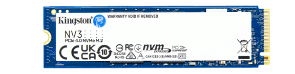 Kingston bringt mit der NV3 PCIe 4.0 NVMe SSD Performance der nächsten Generation
