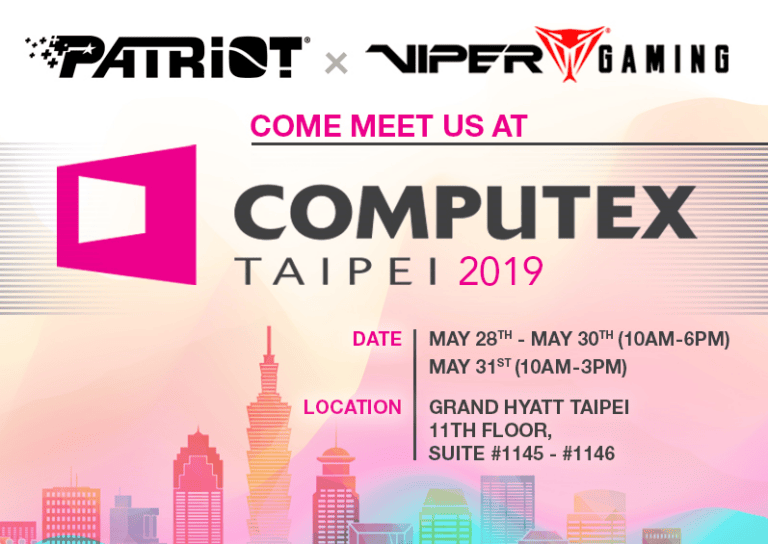 Patriot und Viper Gaming auf der Computex 2019