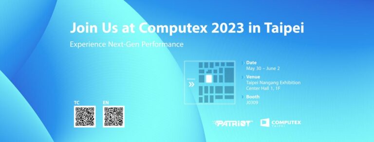 Patriot Memory stellt auf der Computex 2023 spannende Gaming-Produkte vor