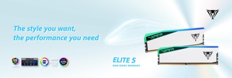 Patriot Viper kündigt seine Viper Elite 5 DDR5 High-Performance Speichermodule an