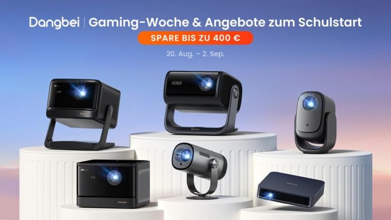 Dangbei-Projektor-Sale: Bis zu 400 € während der Game Week und Back-to-School Aktion bei Amazon Deutschland sparen