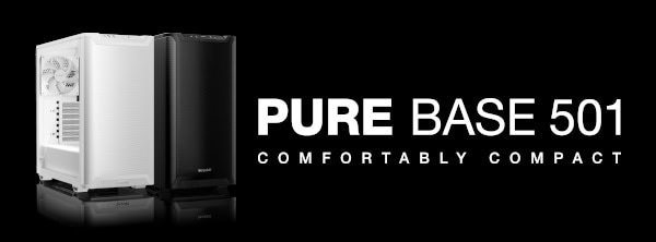 be quiet! Pure Base 501: Comfortably compact mainstream case series