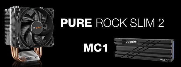 Best cooling performance with a small footprint for processor and SSD