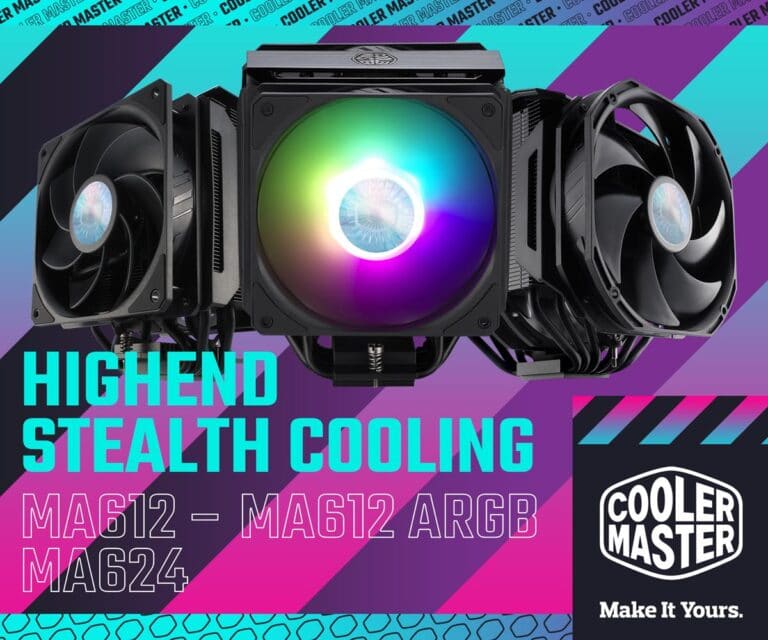 Cooler Master stellt seine neuen CPU Luftkühler der MasterAir Stealth Serie vor