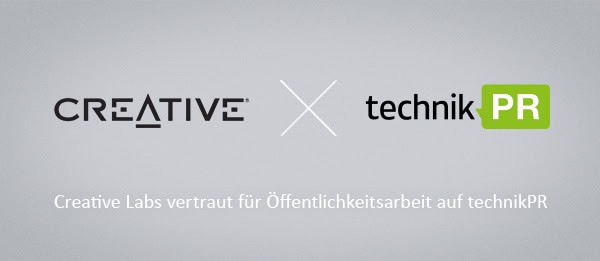 Creative Labs vertraut für Öffentlichkeitsarbeit auf technikPR