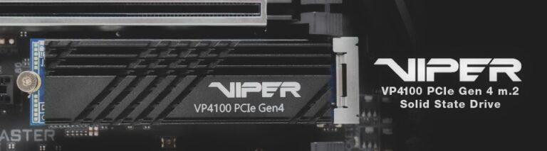Viper Gaming präsentiert die neue Viper VP4100 M.2 PCIe Gen4 x4 SSD mit schnellsten Übertragungsraten