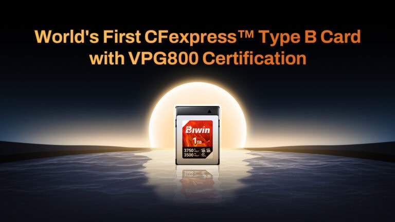 Biwin introduces the Amber CB500 CFexpress™ Type B Card